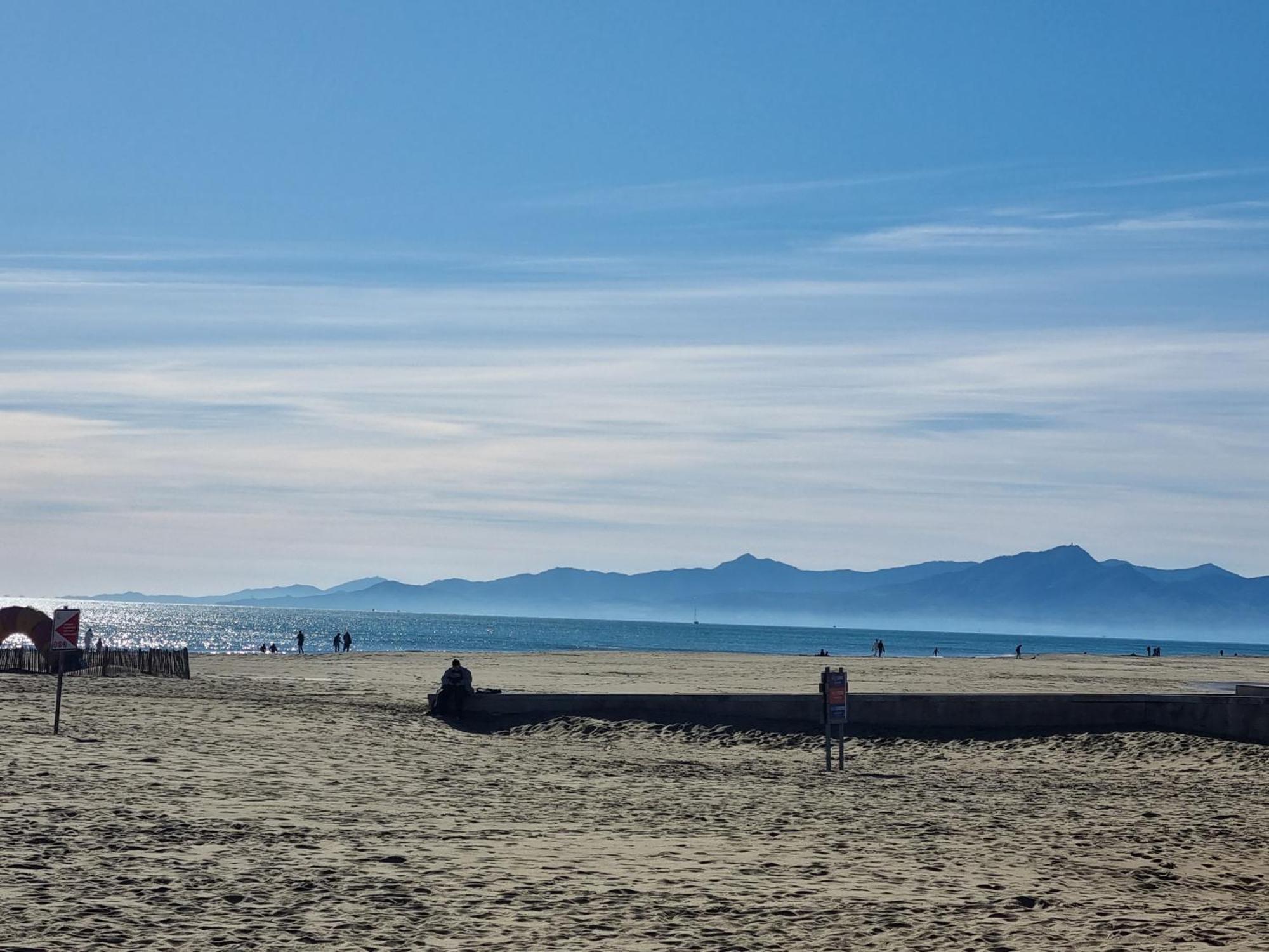 Studio Cosy Climatise Vue Mer Canet Plage 3Etoiles Buitenkant foto