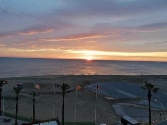 Studio Cosy Climatise Vue Mer Canet Plage 3Etoiles Buitenkant foto